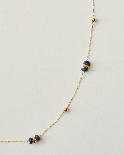 Dainty Natural Stone Beaded Necklace