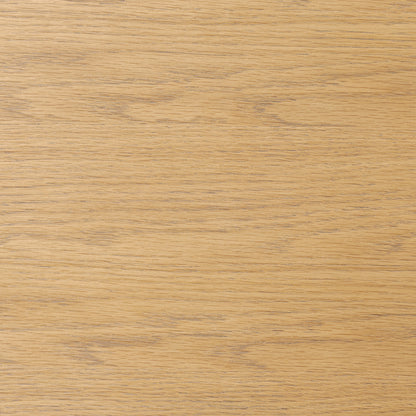 Piper Extension Dining Table in Fawn Oak wood grain up close