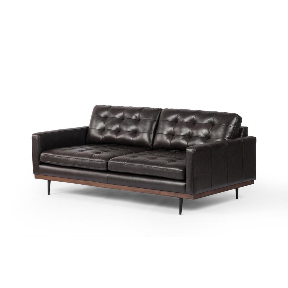 Novak Sofa in sonoma black leather
