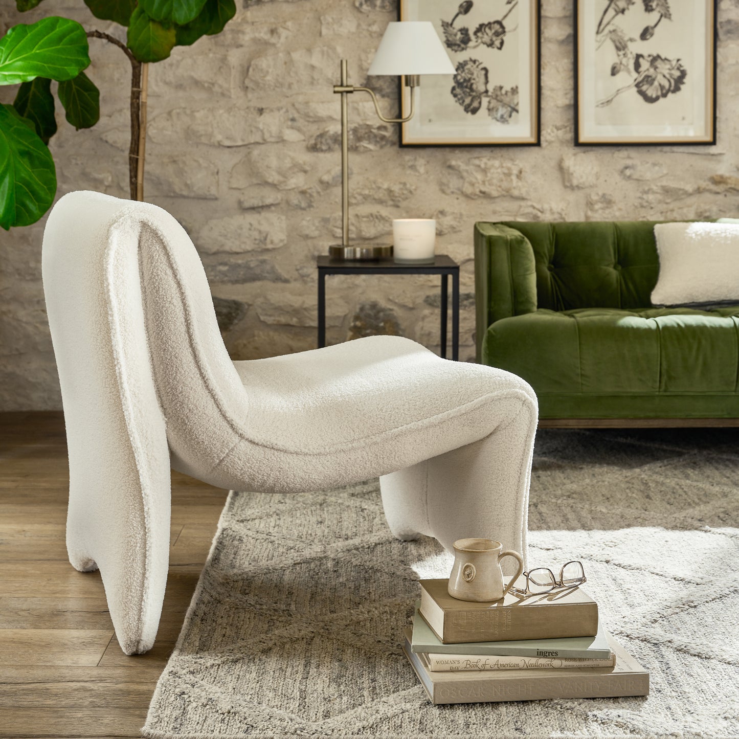 jasmine chair in a living room