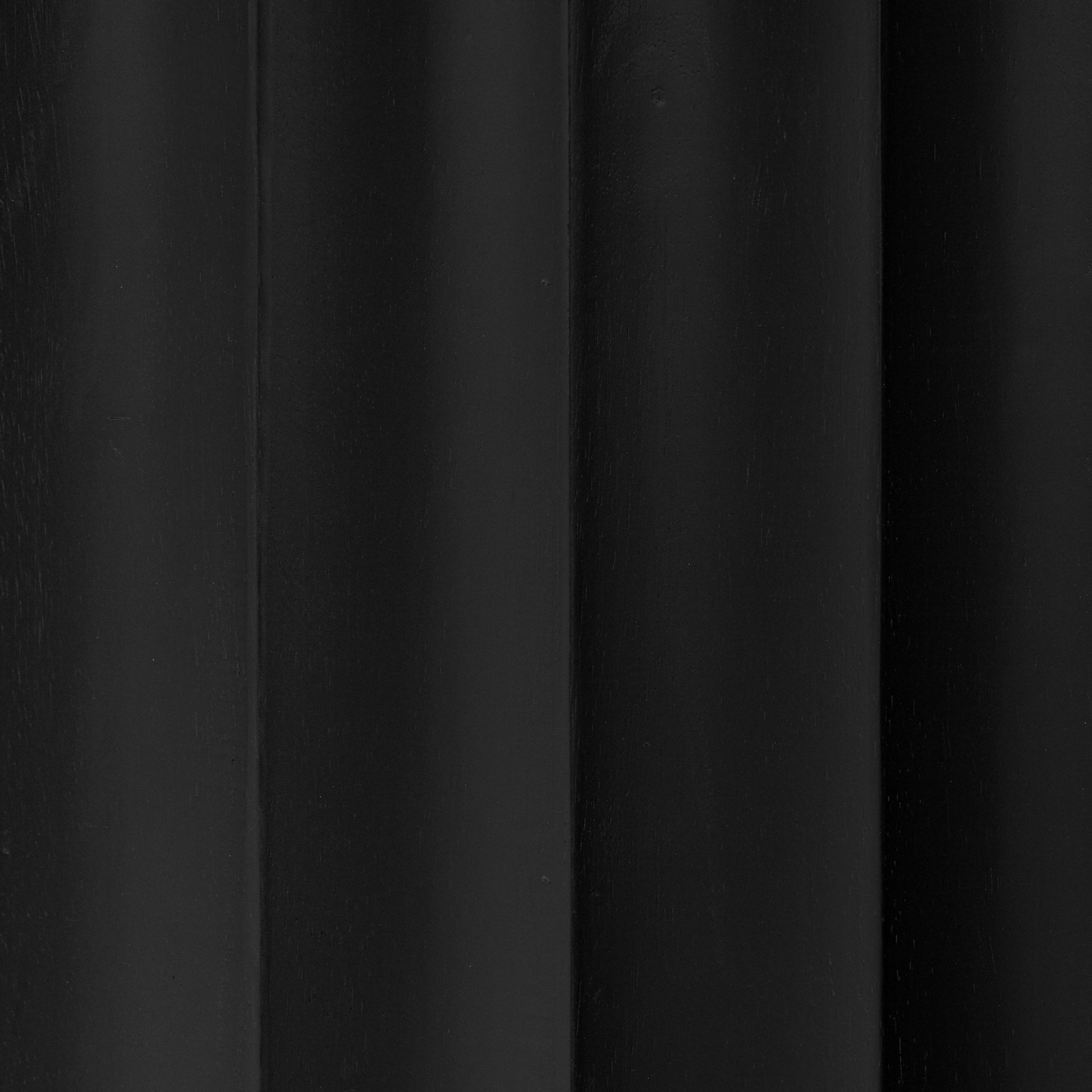Lillian Dining Table in brushed ebony close up of base of table