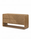 Dawn 6 Drawer Dresser in Natural Ash