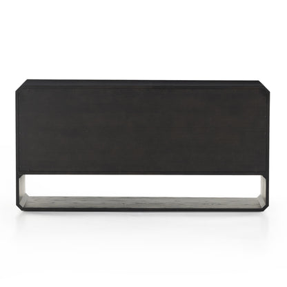 Dawn 6 Drawer Dresser in Black Ash back