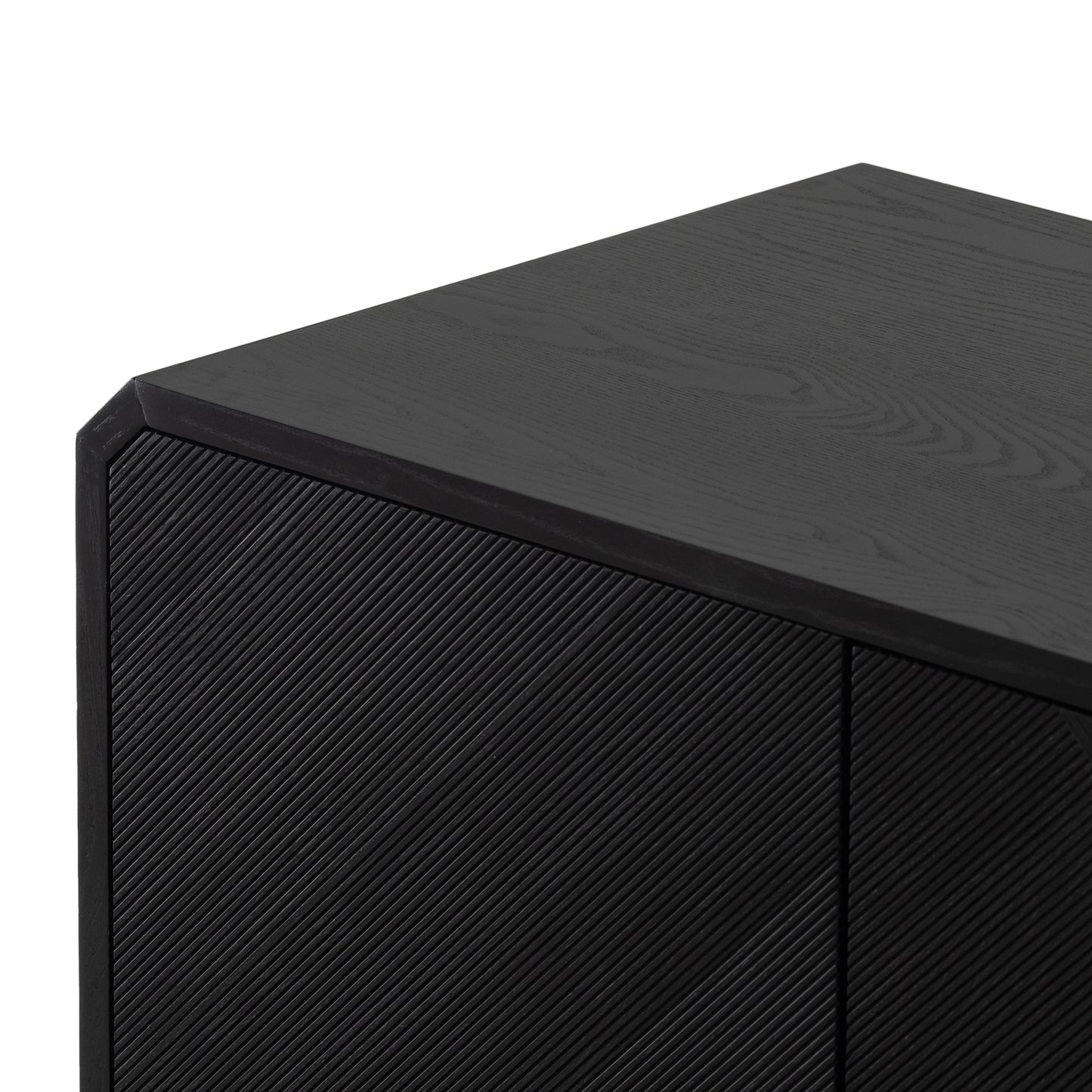 Dawn Sideboard in Black Ash corner