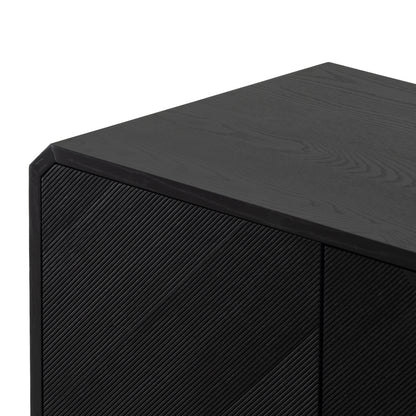 Dawn Sideboard in Black Ash corner