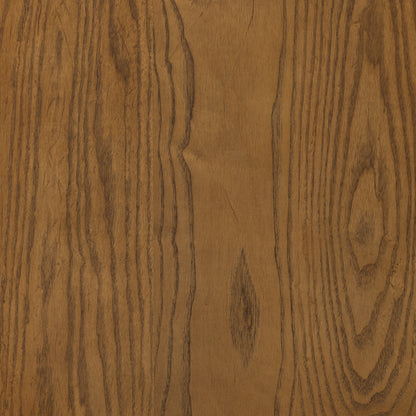 Dawn Media Console in Natural Ash wood grain up close