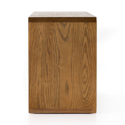 Dawn Media Console in Natural Ash sideview
