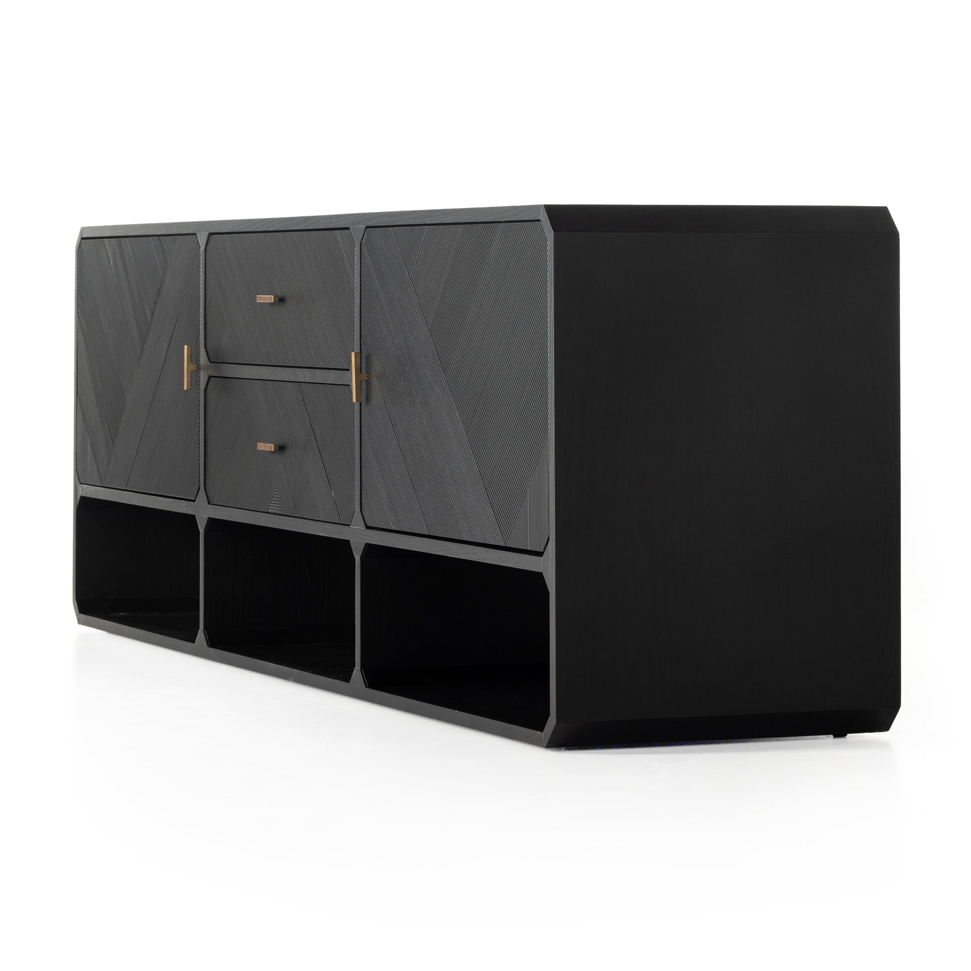 Dawn Media Console in Black ash