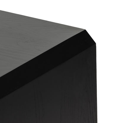 Dawn Media Console in Black ash corner