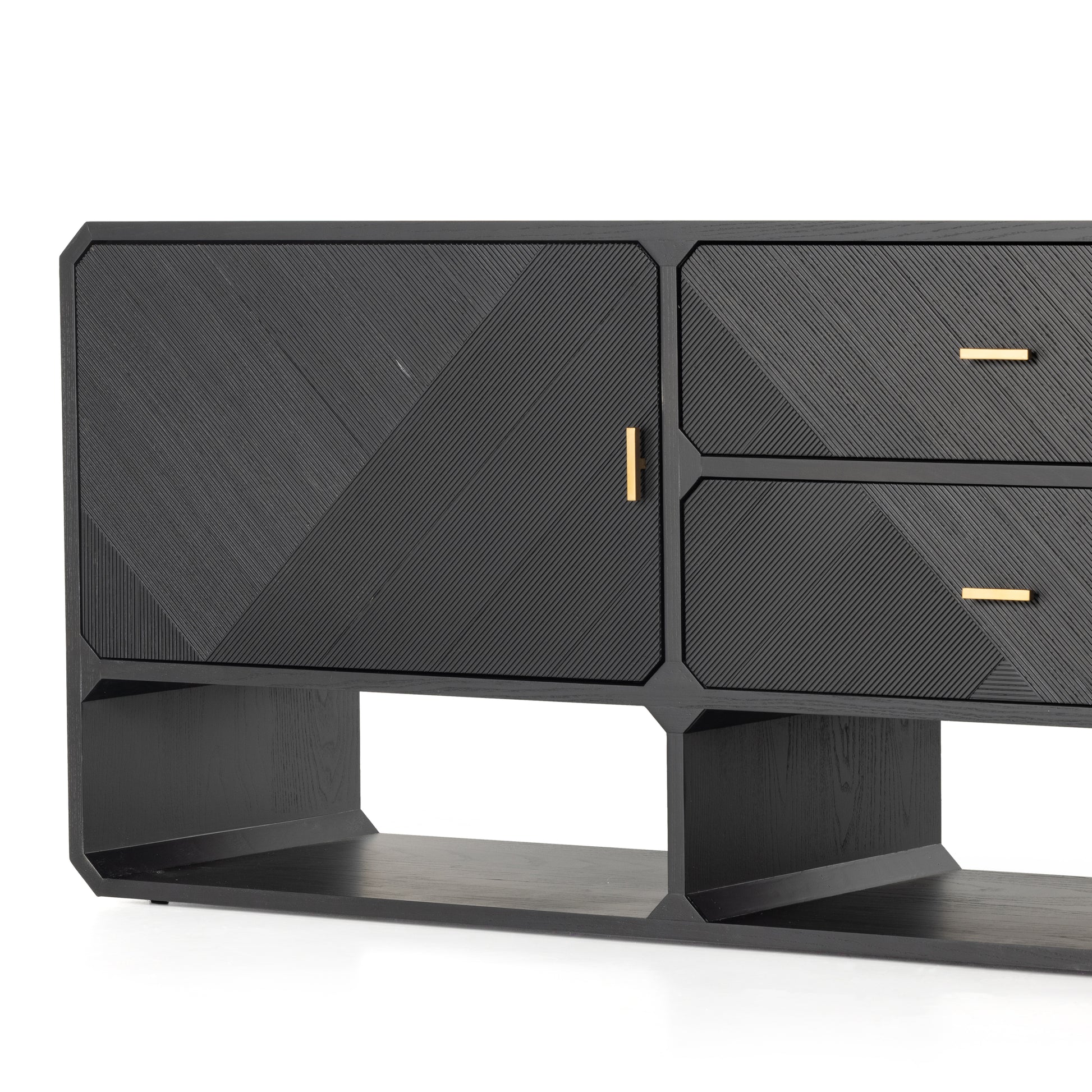 Dawn Media Console in Black ash