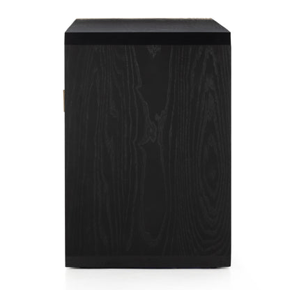 Dawn Media Console in Black ash sideview