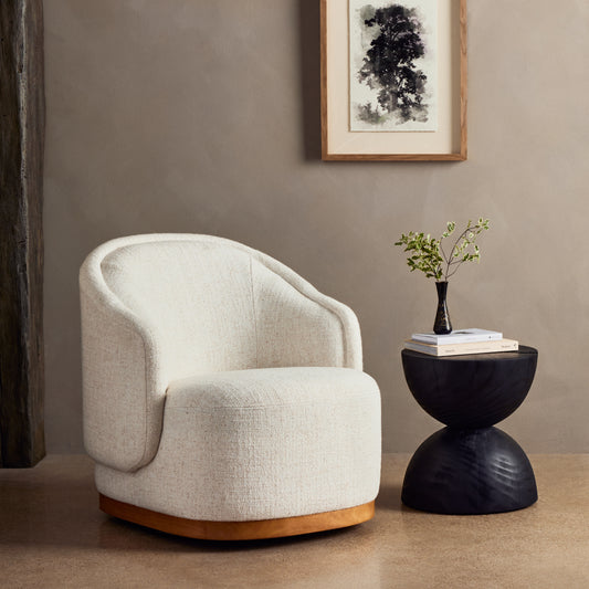 Cosmo Swivel Chair shown styled 