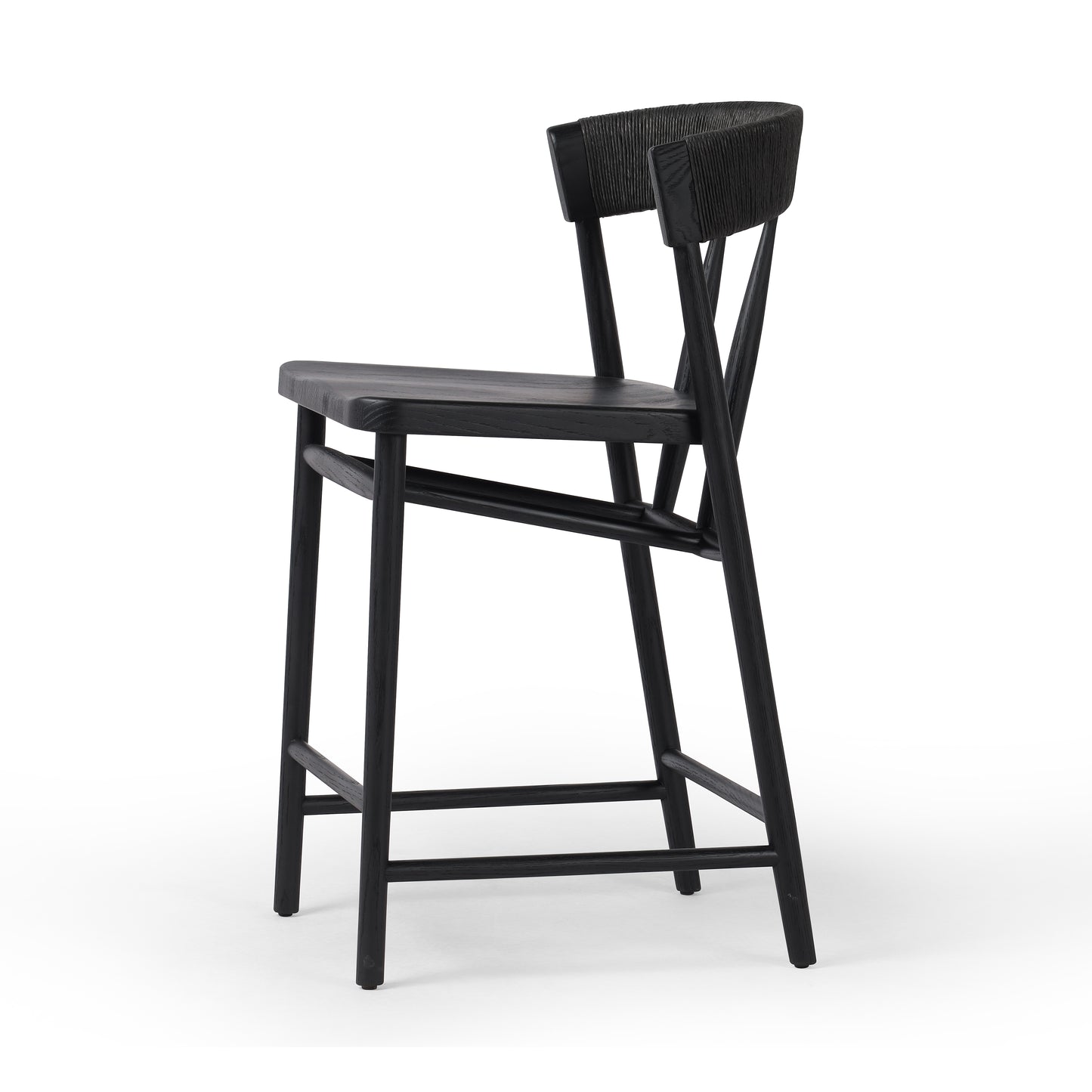Carter Counter Stool in Black Oak