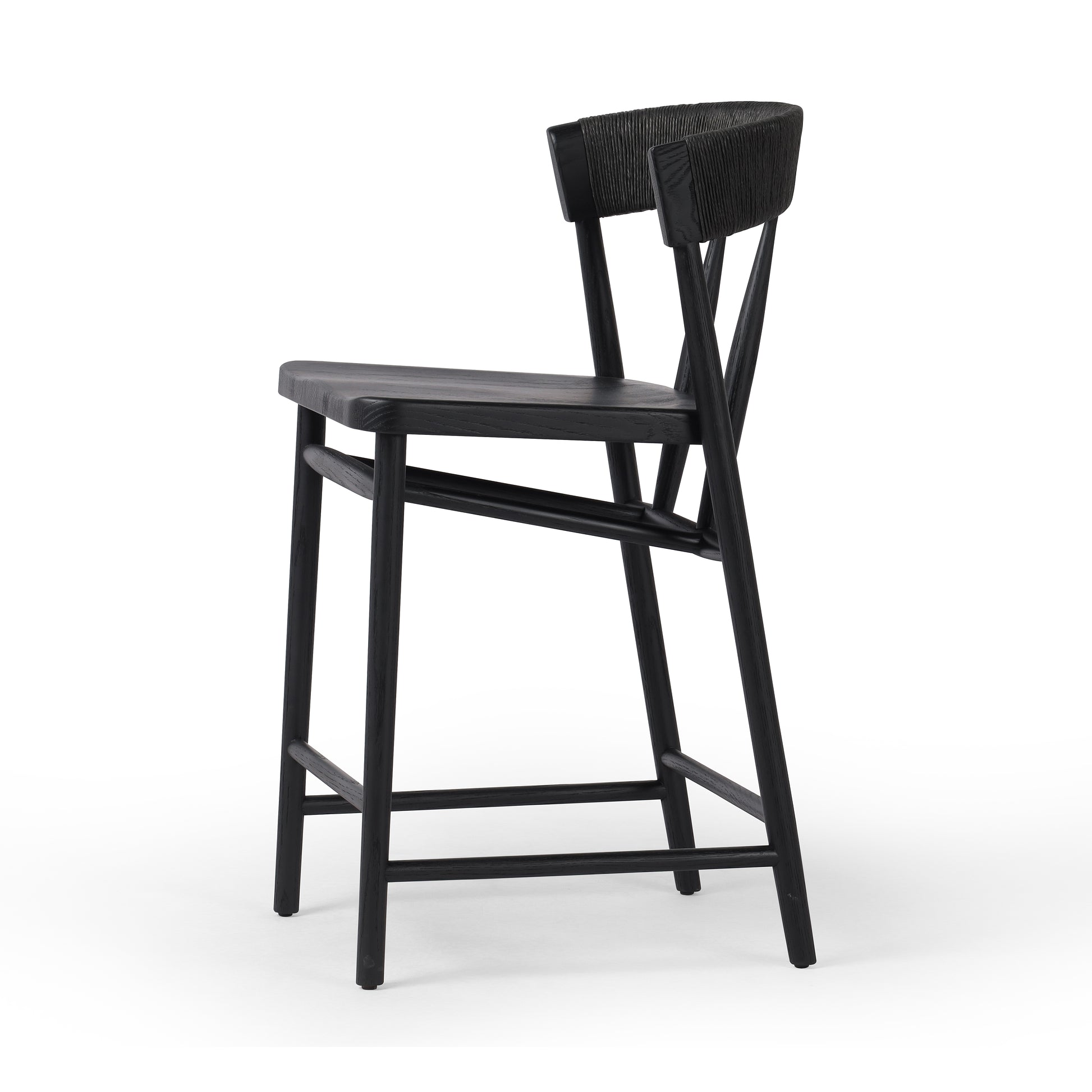 Carter Counter Stool in Black Oak