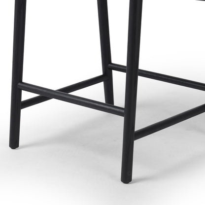 Carter Counter Stool in Black Oak legs