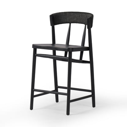 Carter Counter Stool in Black Oak