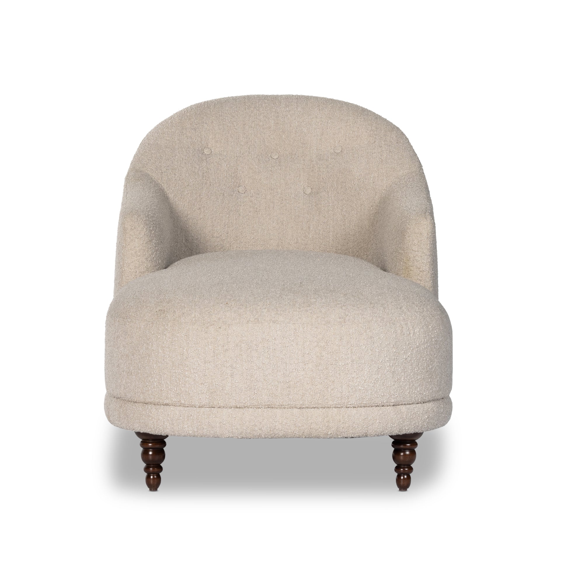 Marley Chaise in Sand Color front view