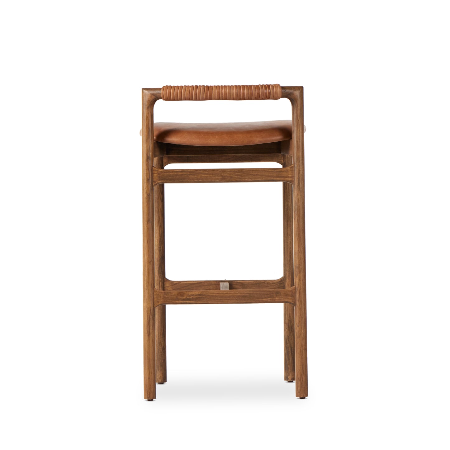 Brandon Bar Stool in Tobacco back