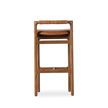 Brandon Bar Stool in Tobacco back