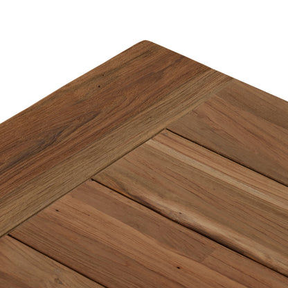 Lee Outdoor Dining Table corner of top