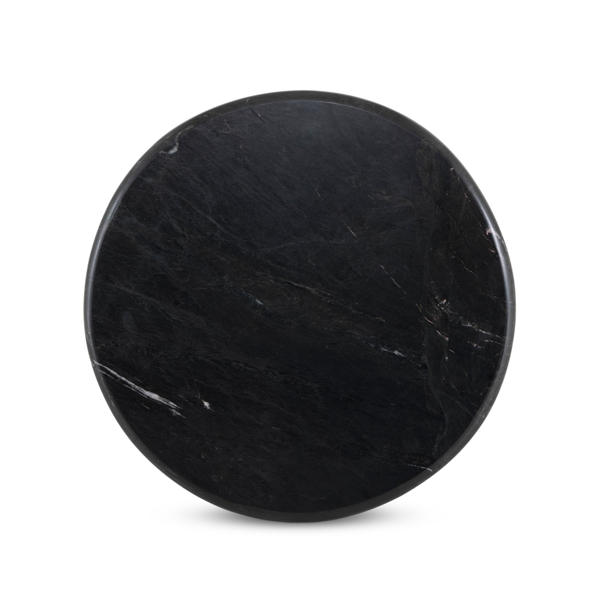Deco Marble End Table - Black Marble top