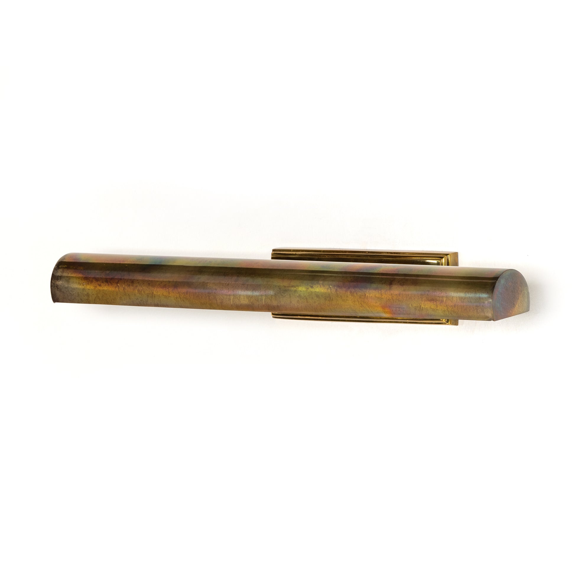 Large Burnt Brass Clementine Picture Light