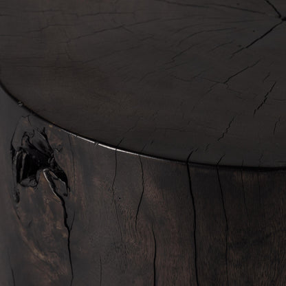 Ferris End Table close up of table edge
