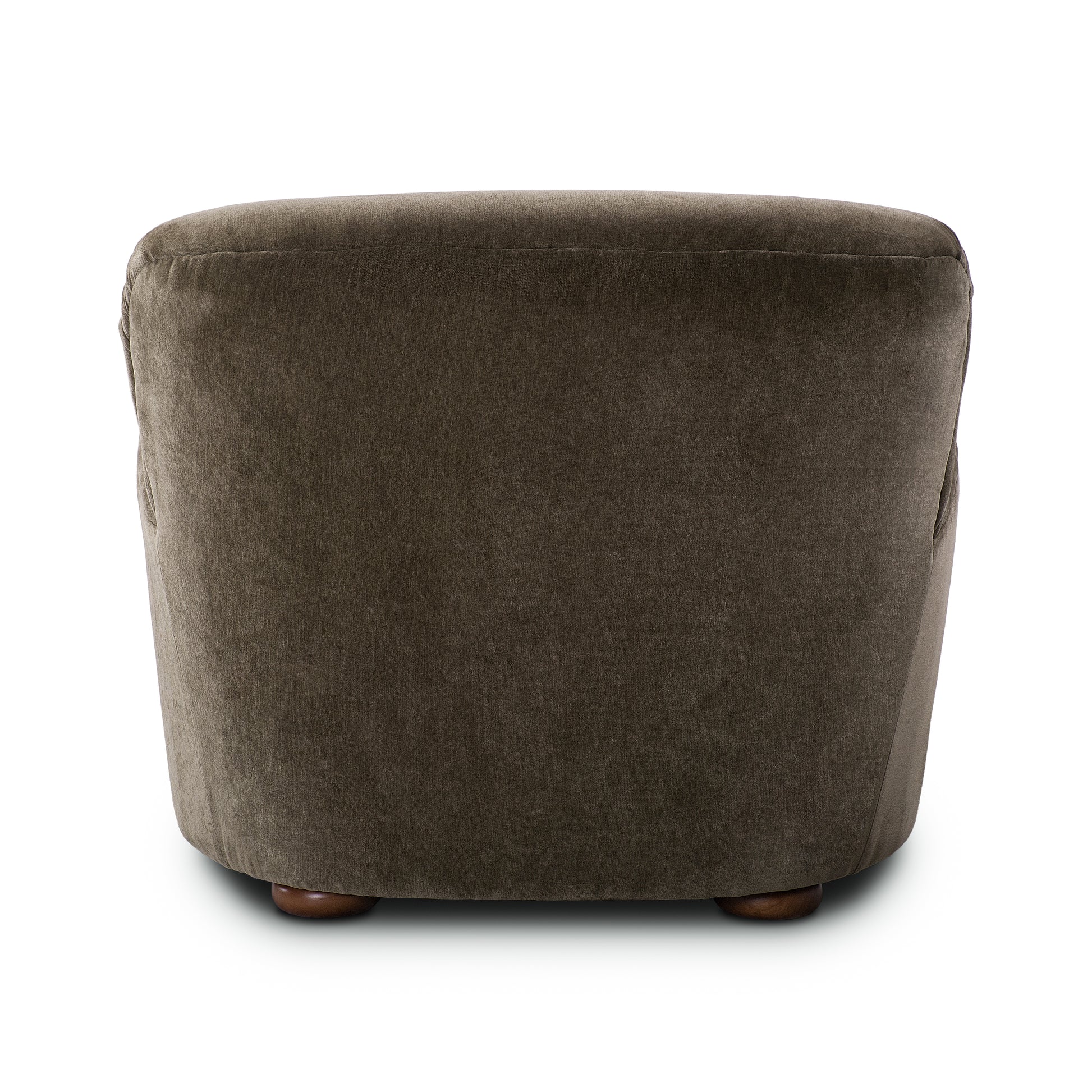 Malmo Olive back of chaise view