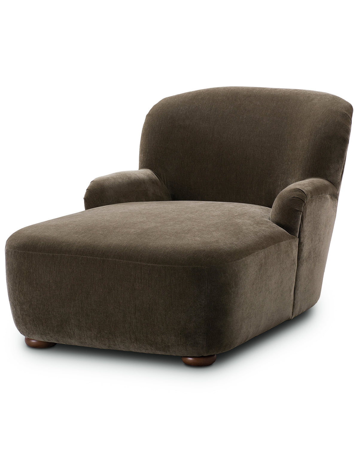 Ruby Chaise Lounge in Malmo Olive