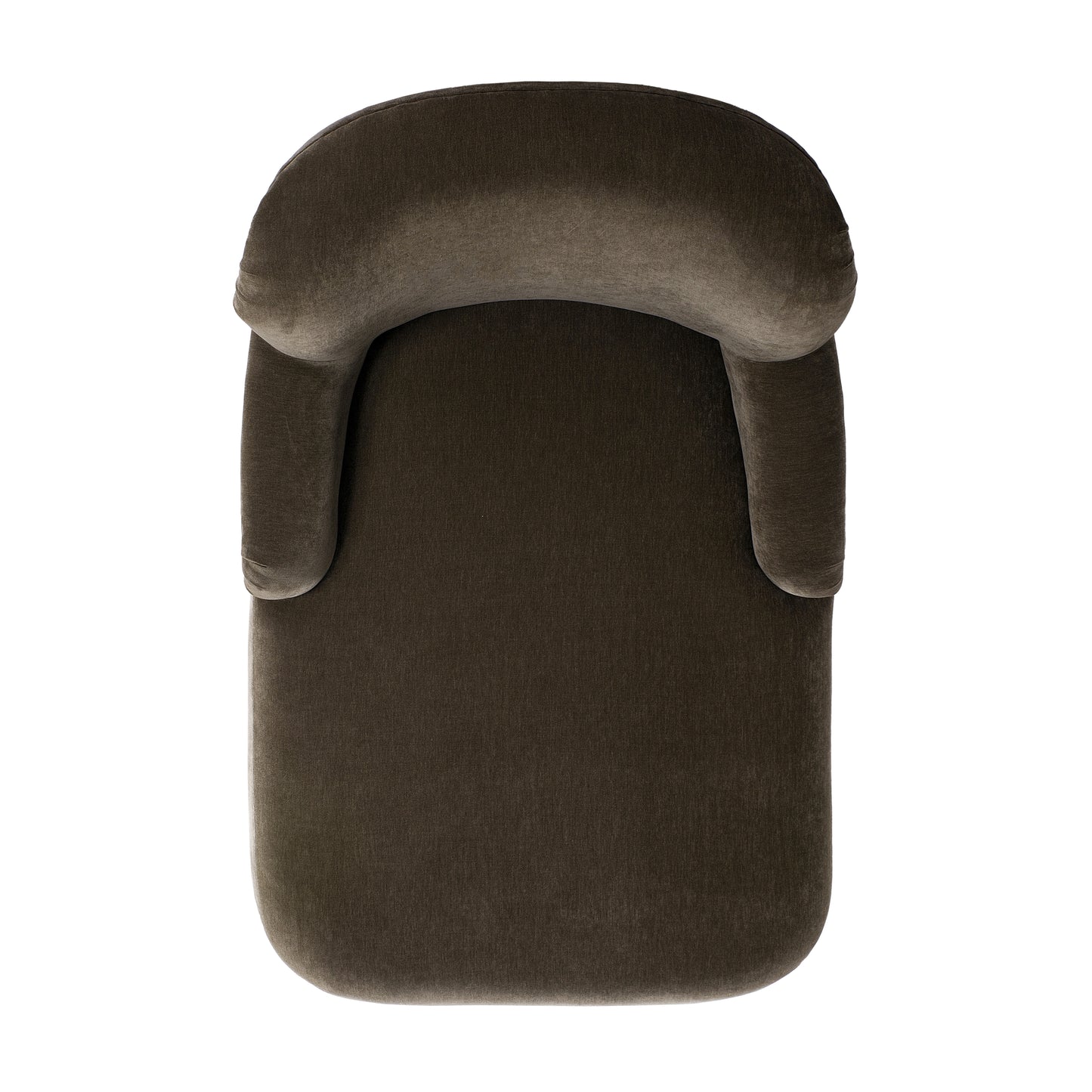 Malmo Olive top of chaise view