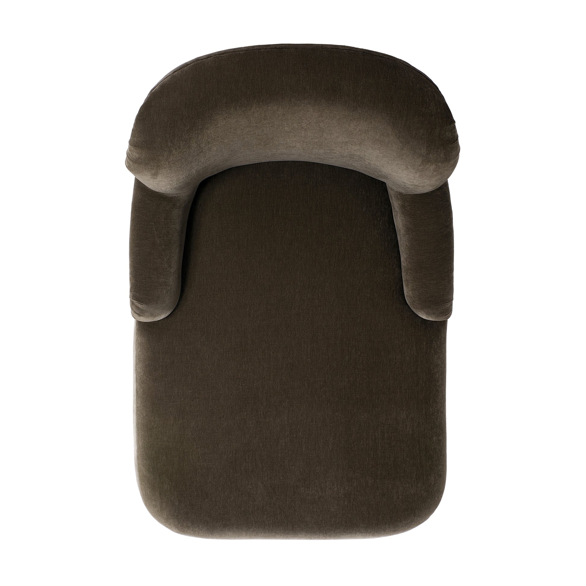 Malmo Olive top of chaise view