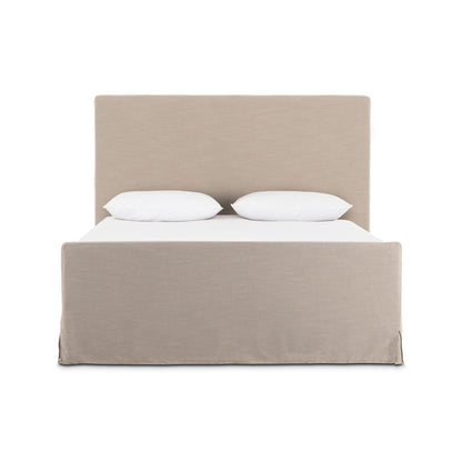 Sabine Slipcover Bed in Savoy Parchment