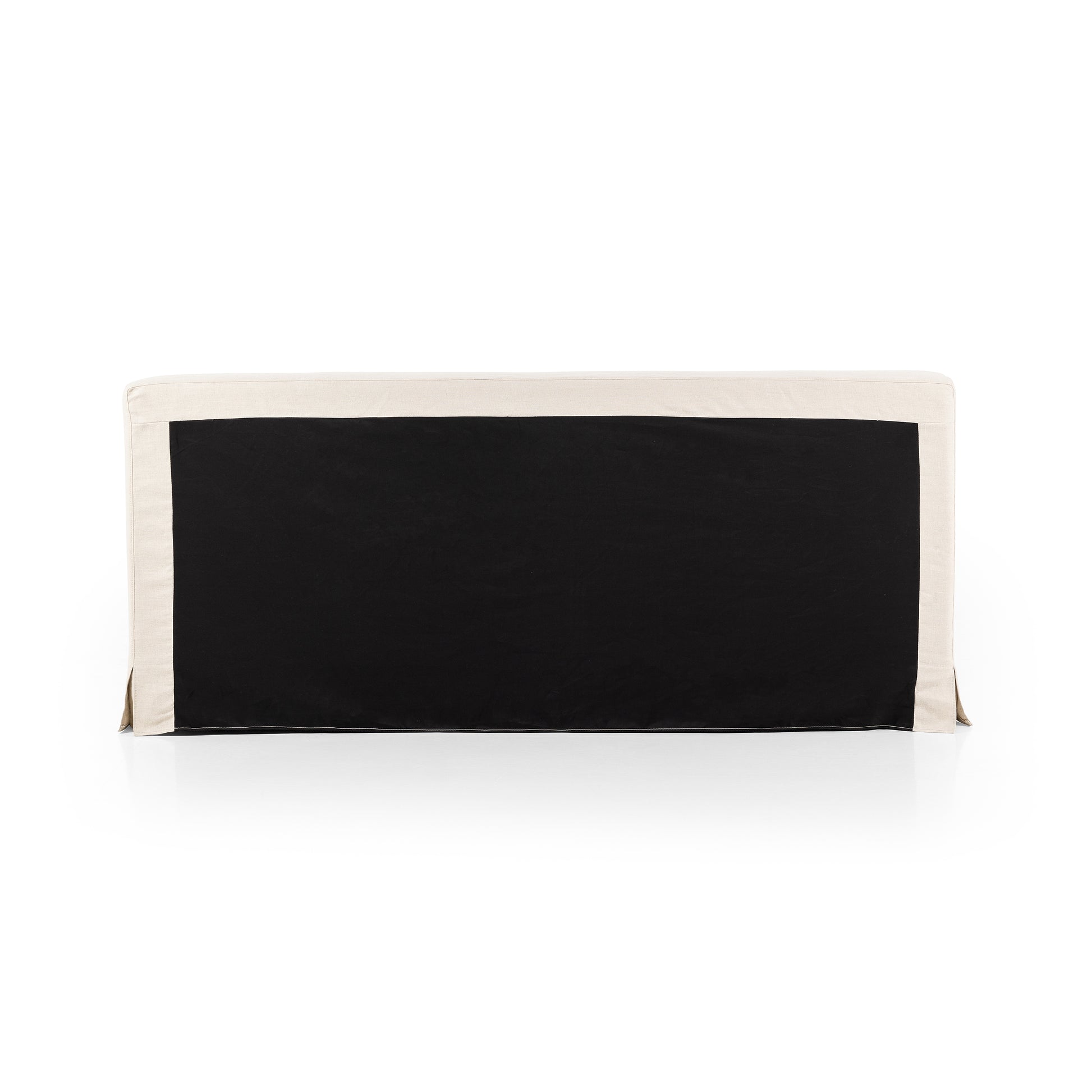 natural Carrie Slipcover Bed back