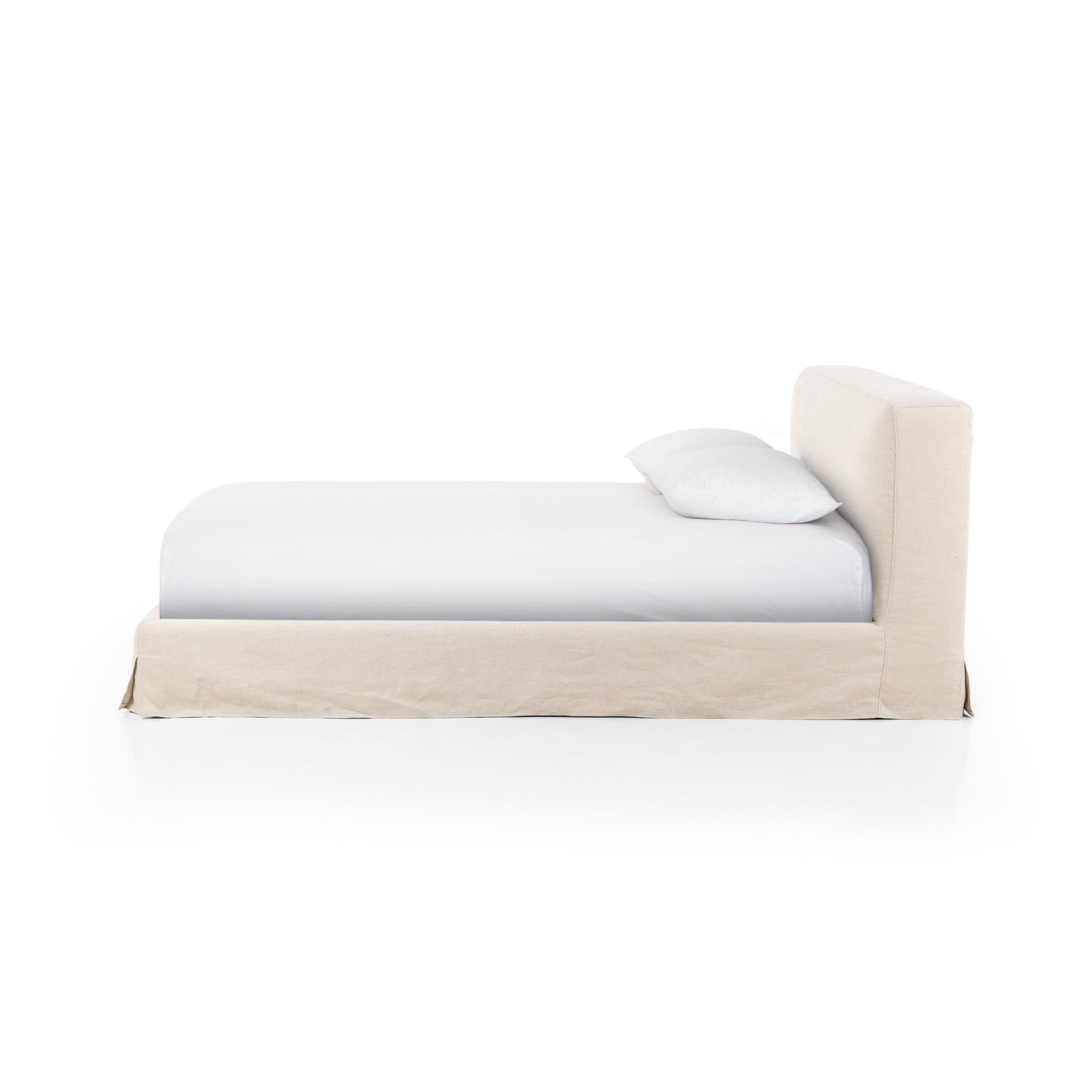 natural Carrie Slipcover Bed