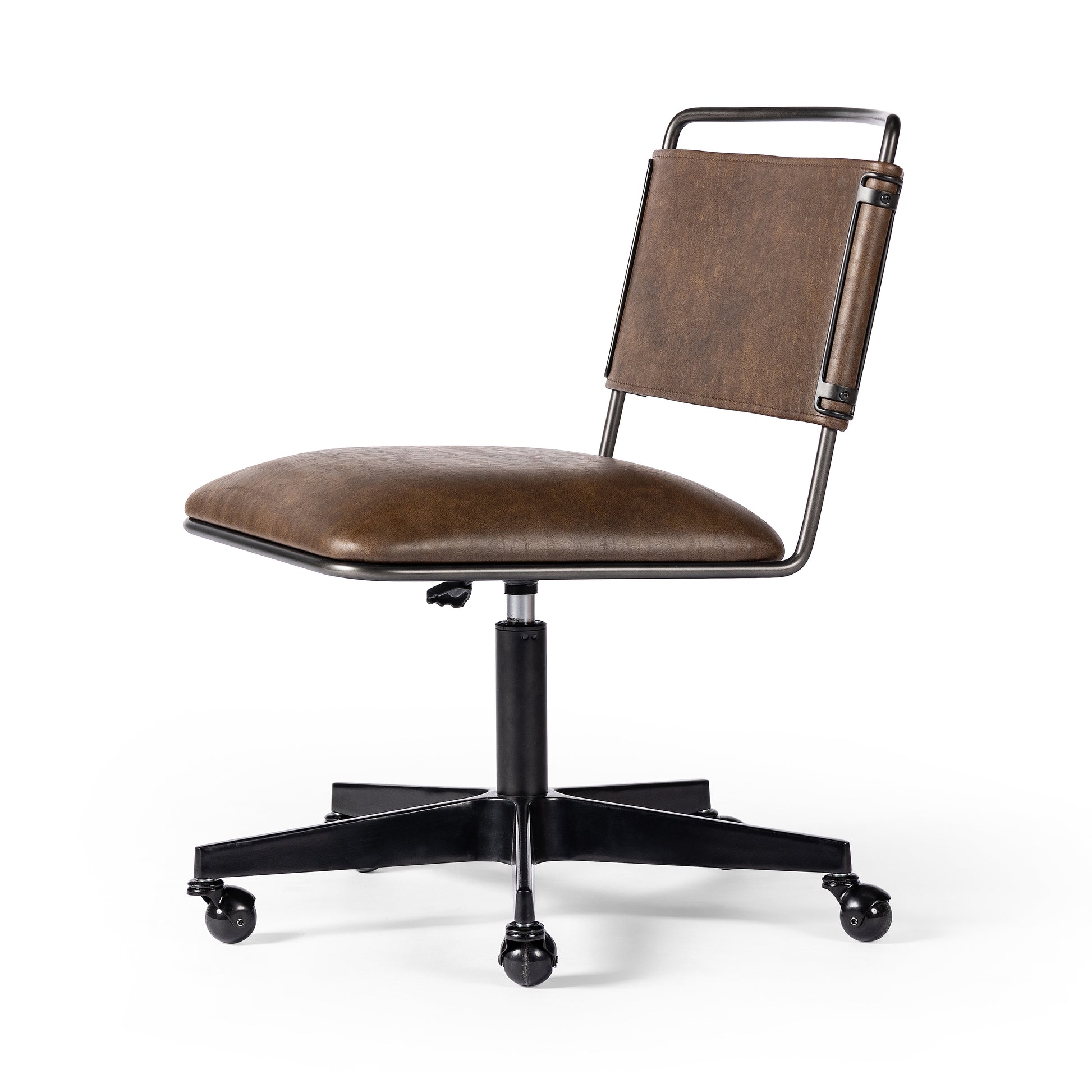 distressed brown Jackson Desk Chair