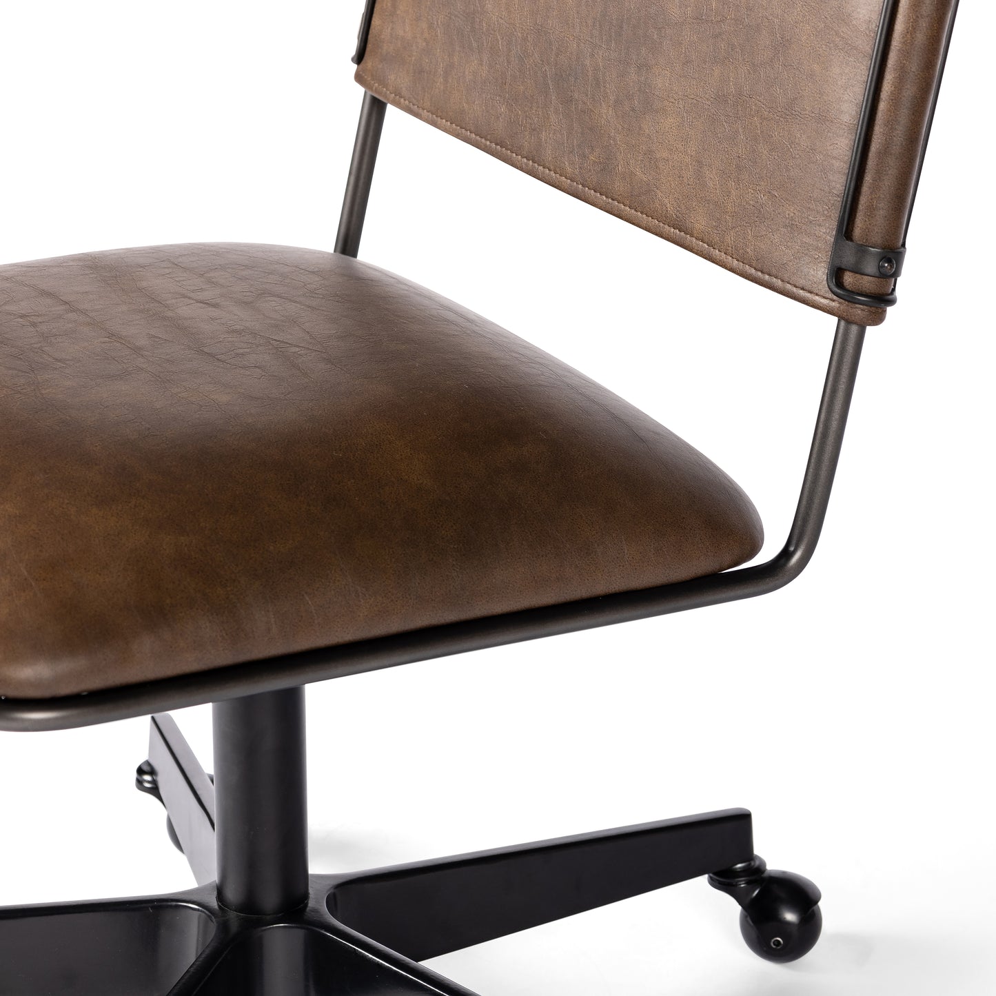 distressed brown Jackson Desk Chair