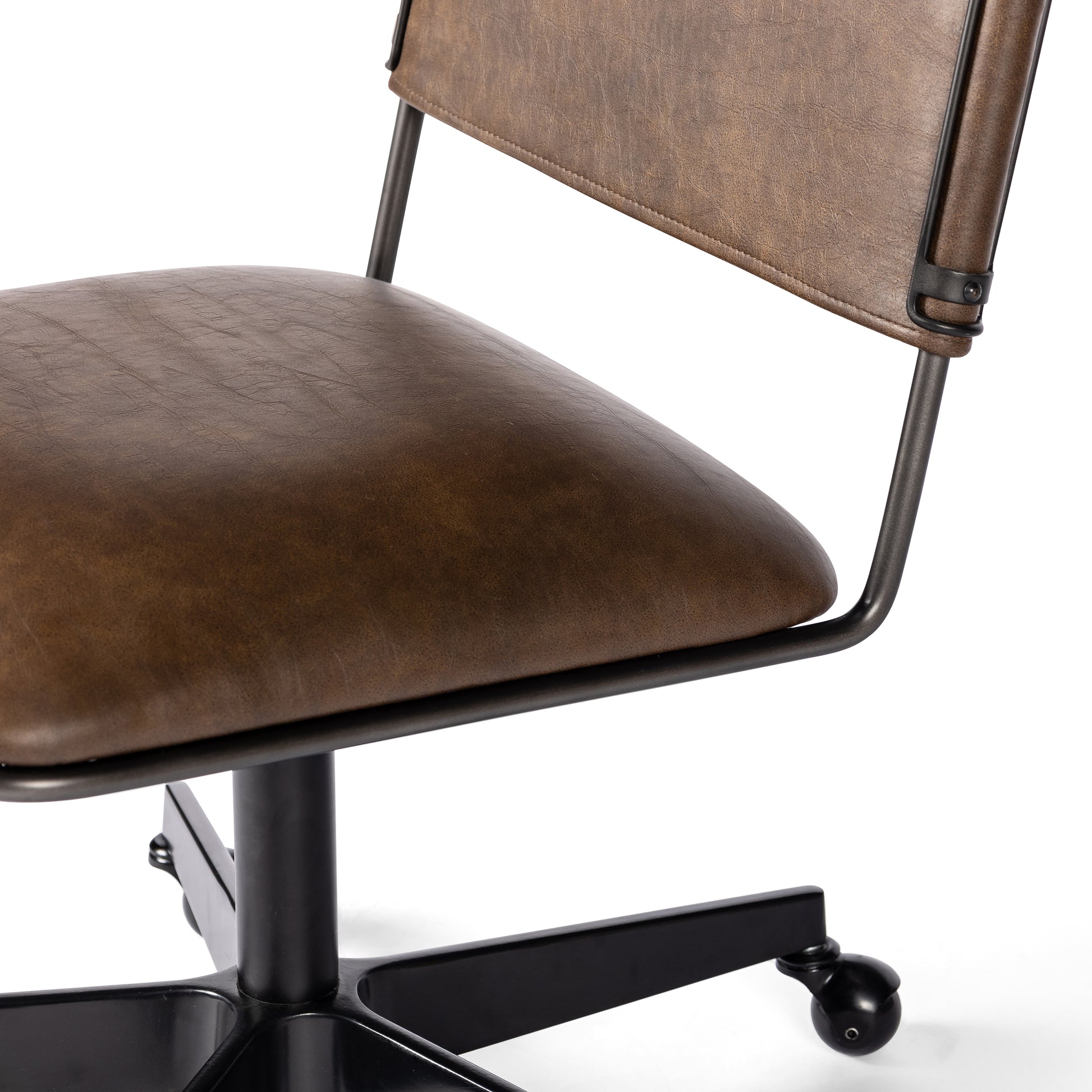 distressed brown Jackson Desk Chair