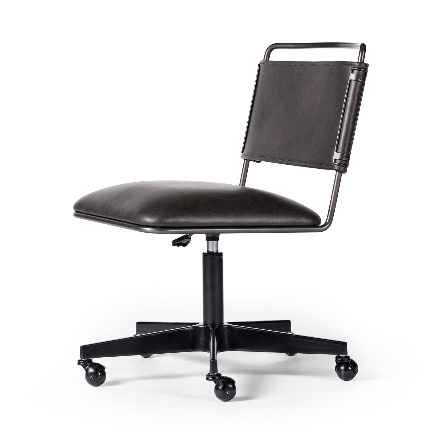 distressed black Jackson Desk Chair