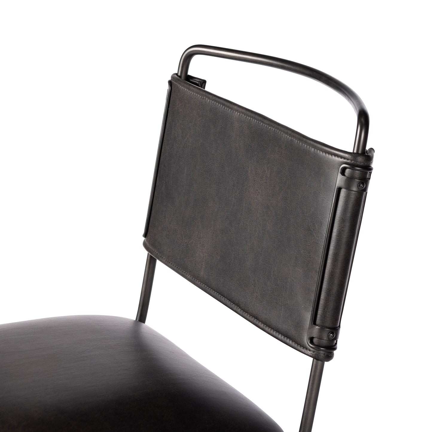 distressed black Jackson Desk Chair