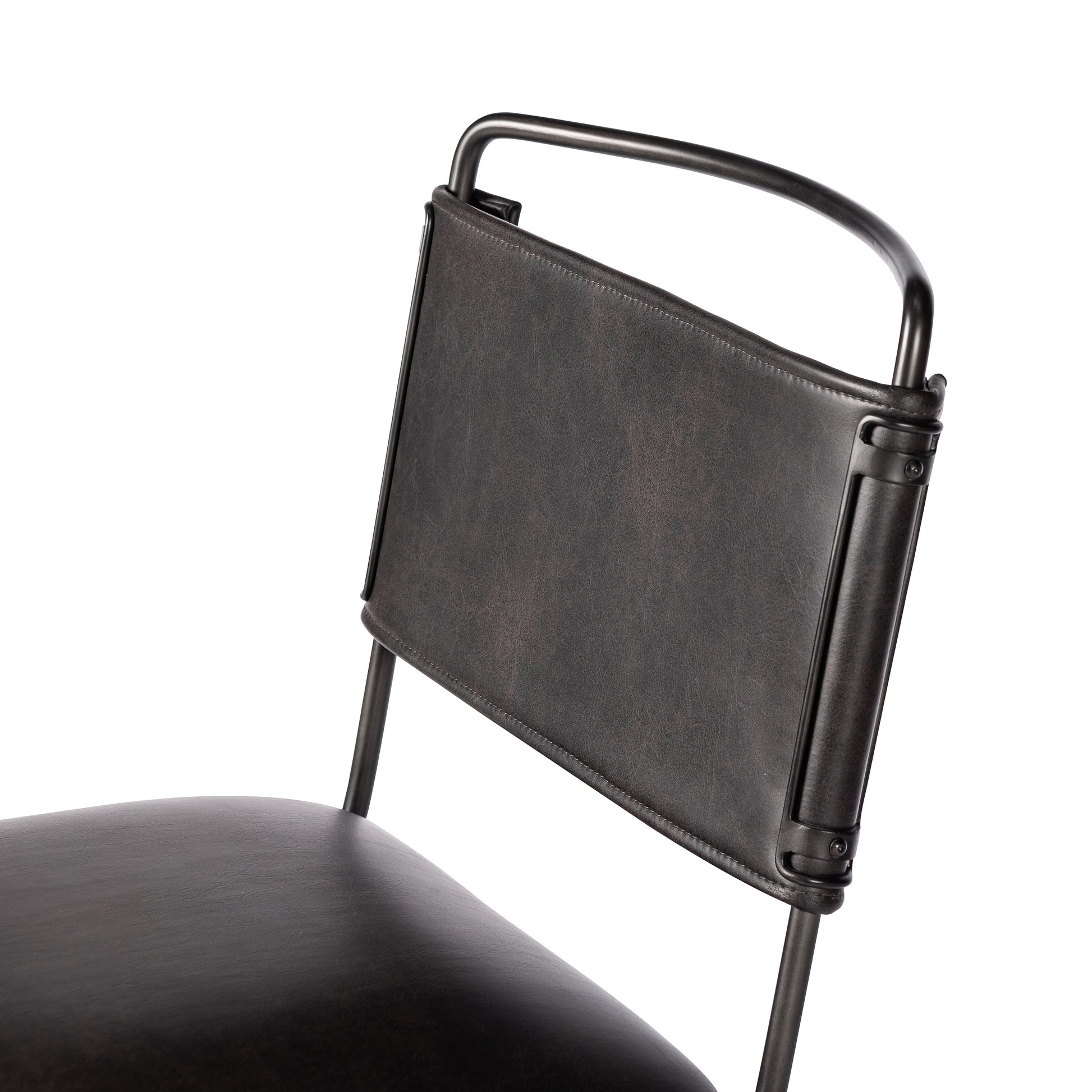 distressed black Jackson Desk Chair