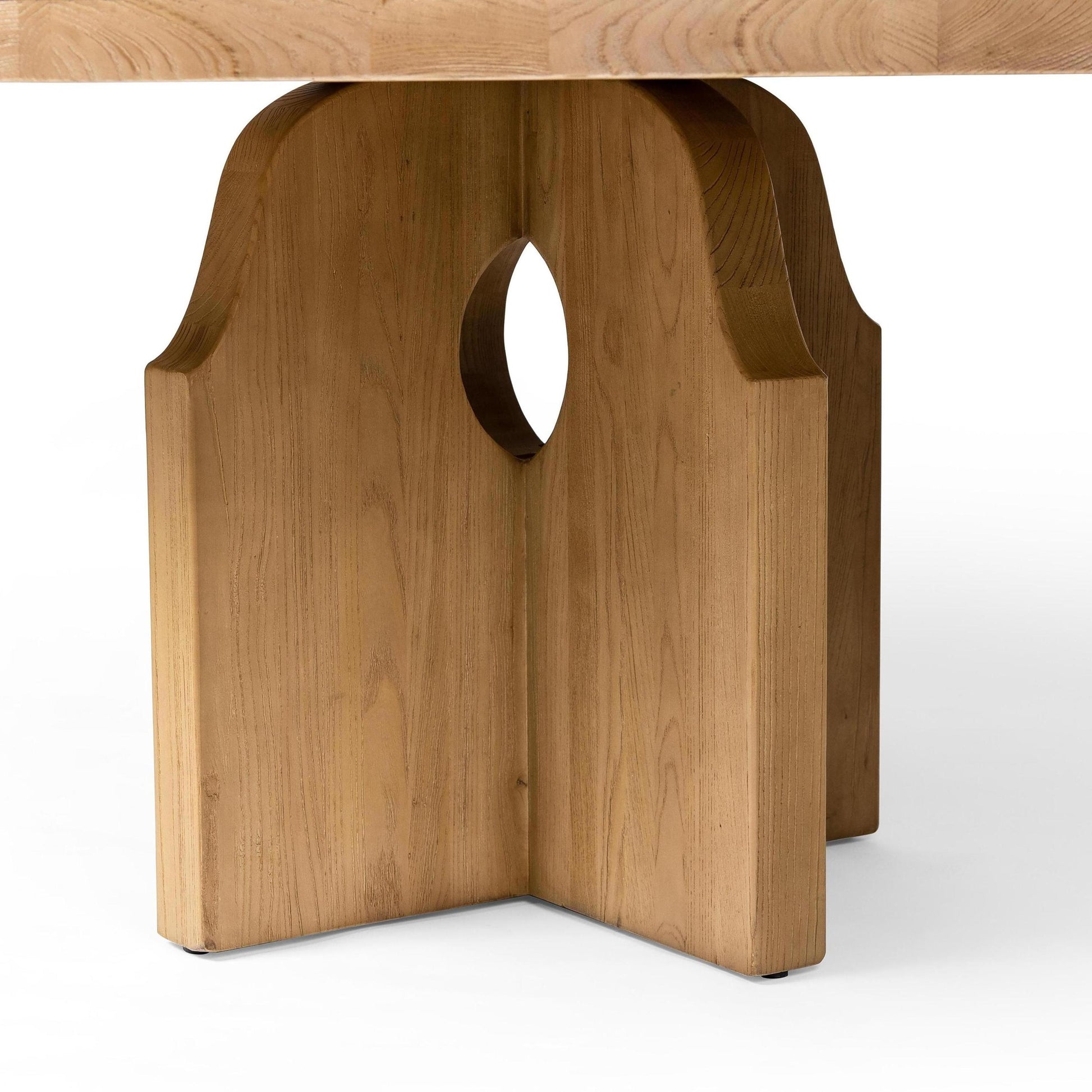 Oslo Dining Table close up of table base