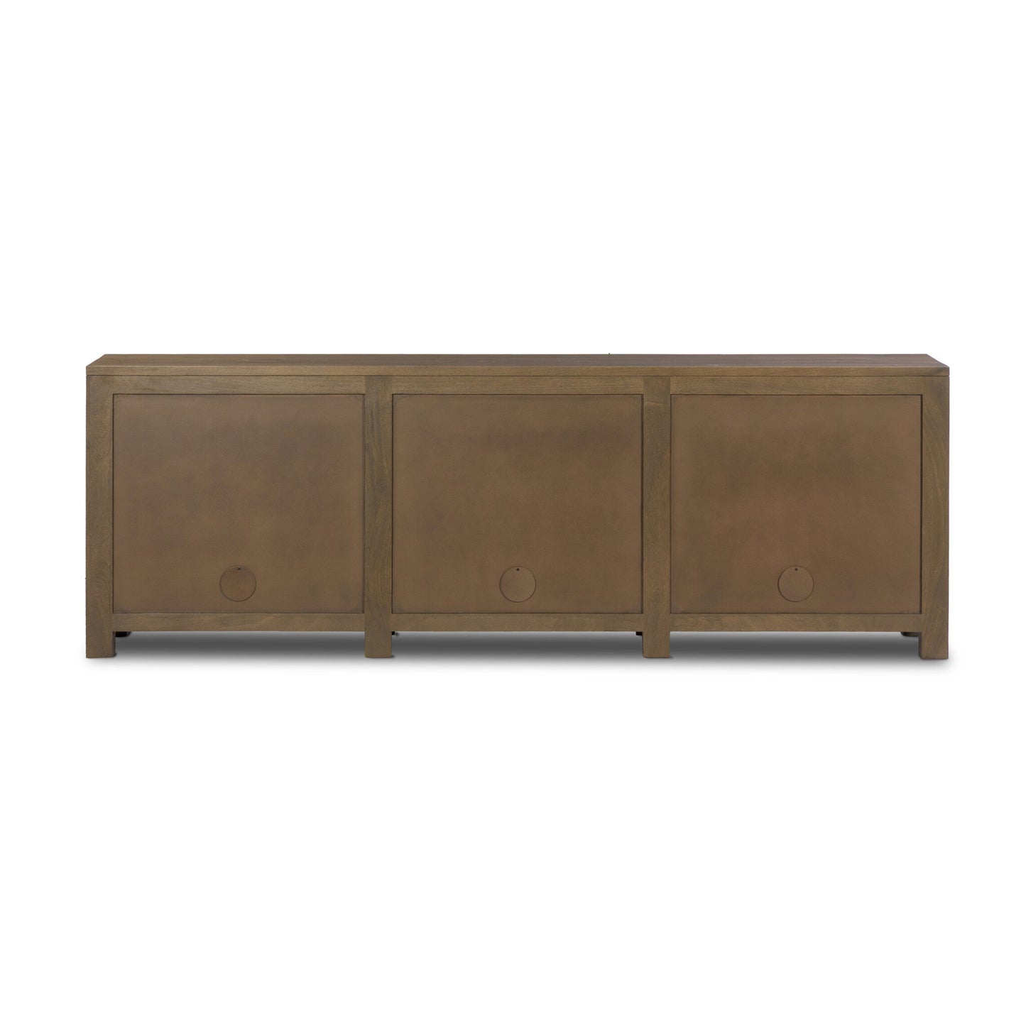 Maya Large Sideboard in Taupe Mango back view