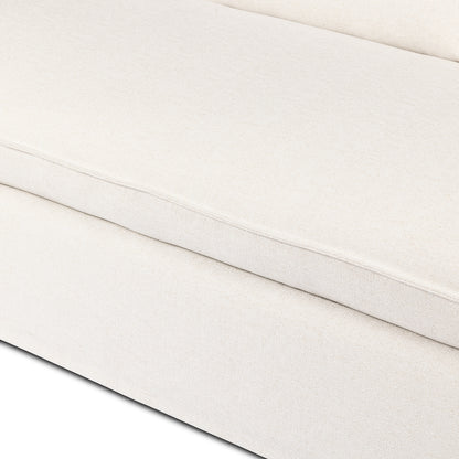 Alessi Linen close up view of sofa seating