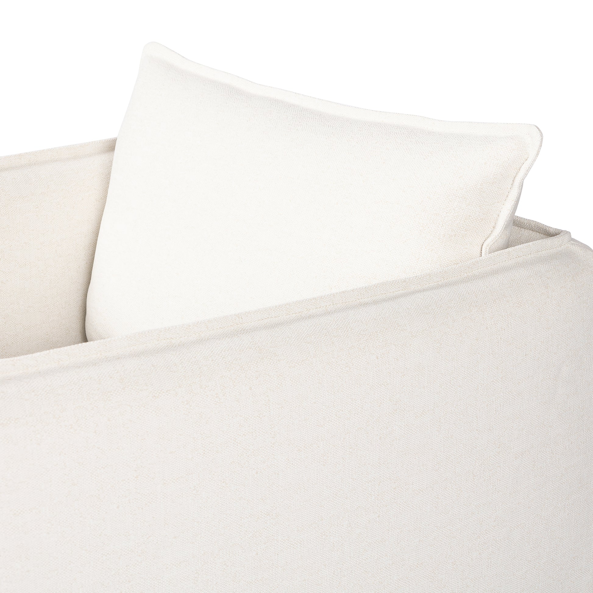 Alessi Linen close up view of chair back