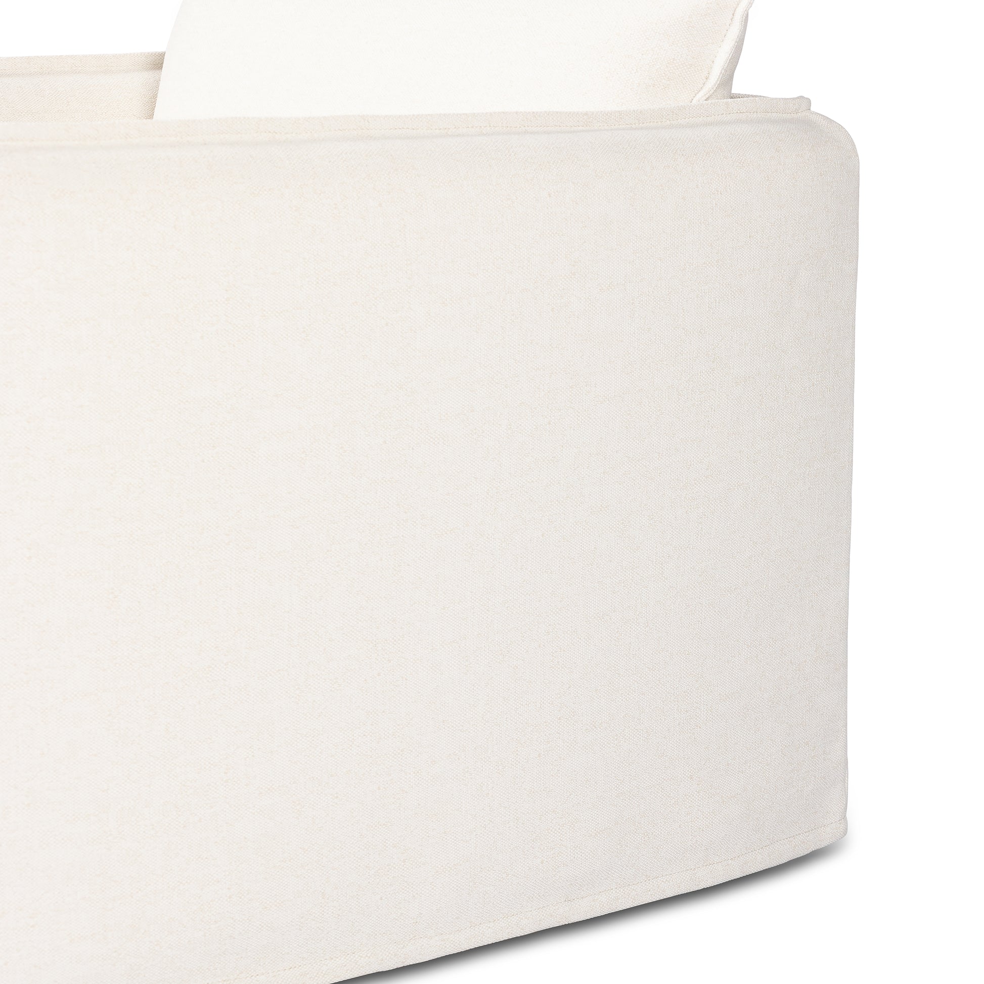 Alessi Linen close up view side of chair