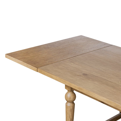 Beau Extension Dining Table extended up close
