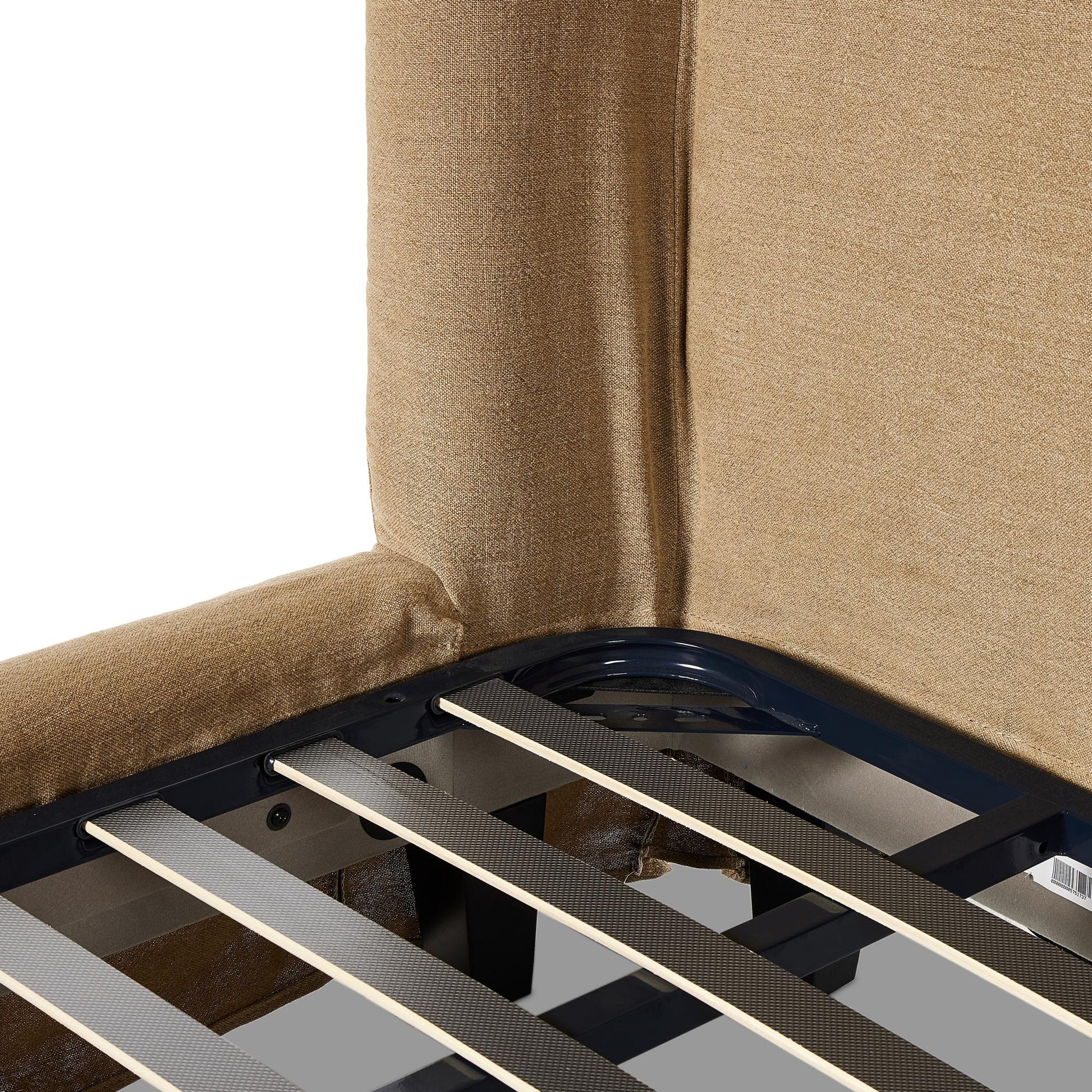 Blythe Slipcover Bed broadway canvas close up of frame