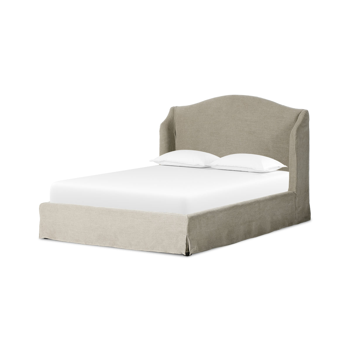 Blythe Slipcover Bed broadway stone