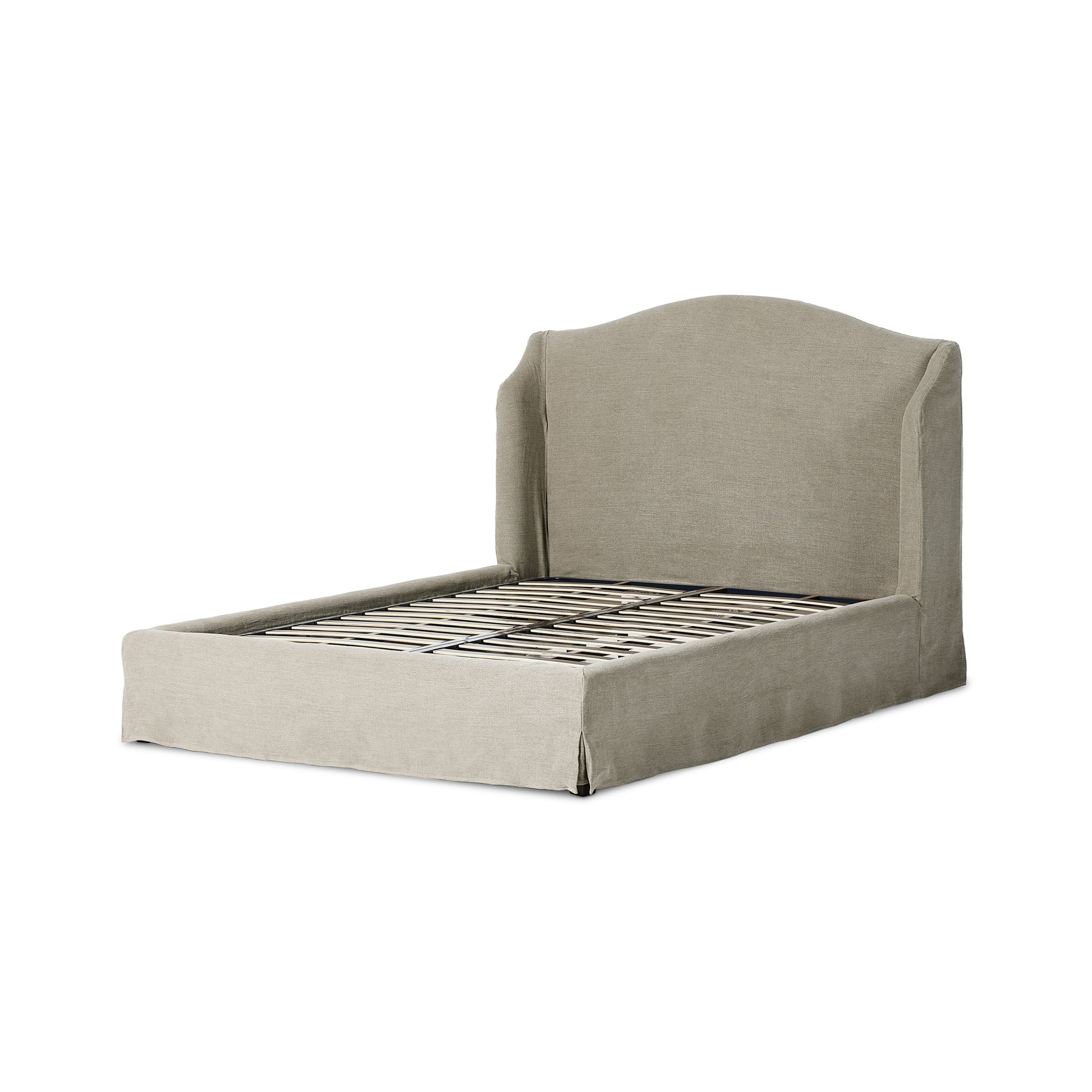 Blythe Slipcover Bed broadway stone