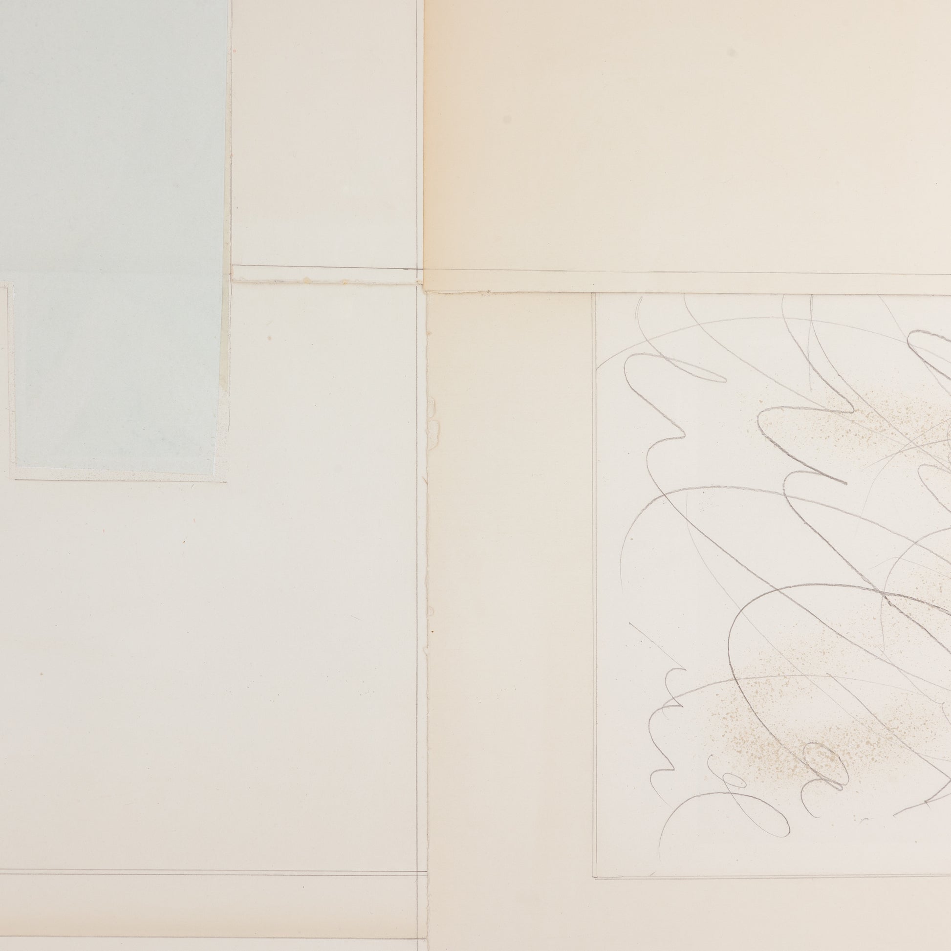 Neutral Collage II by Amy Berlin up close